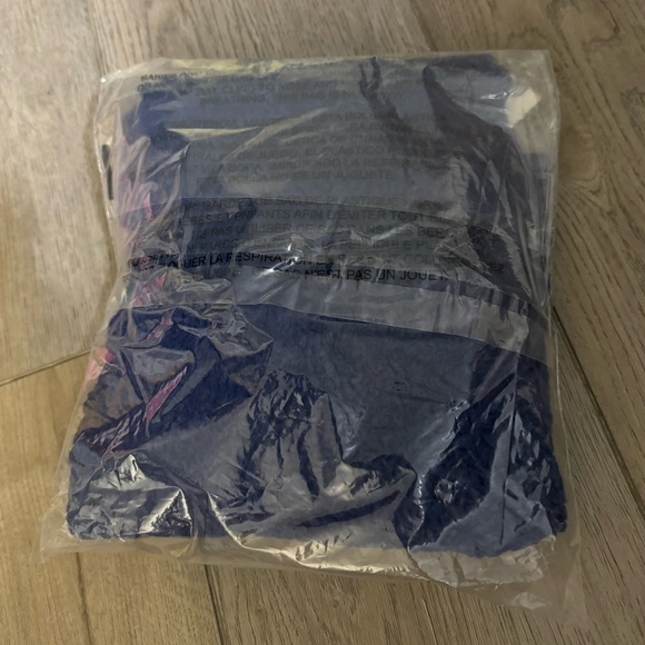 NWT! By Anthropologie Blue Ruffle-Trim Textured Mini Dress - Size Small 🏀 - Picture 5 of 5